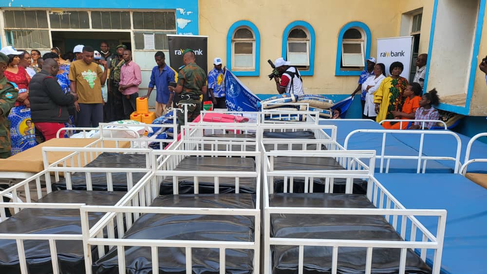 AFEPRO ASBL remise de dons à l’hôpital militaire de Lubumbashi